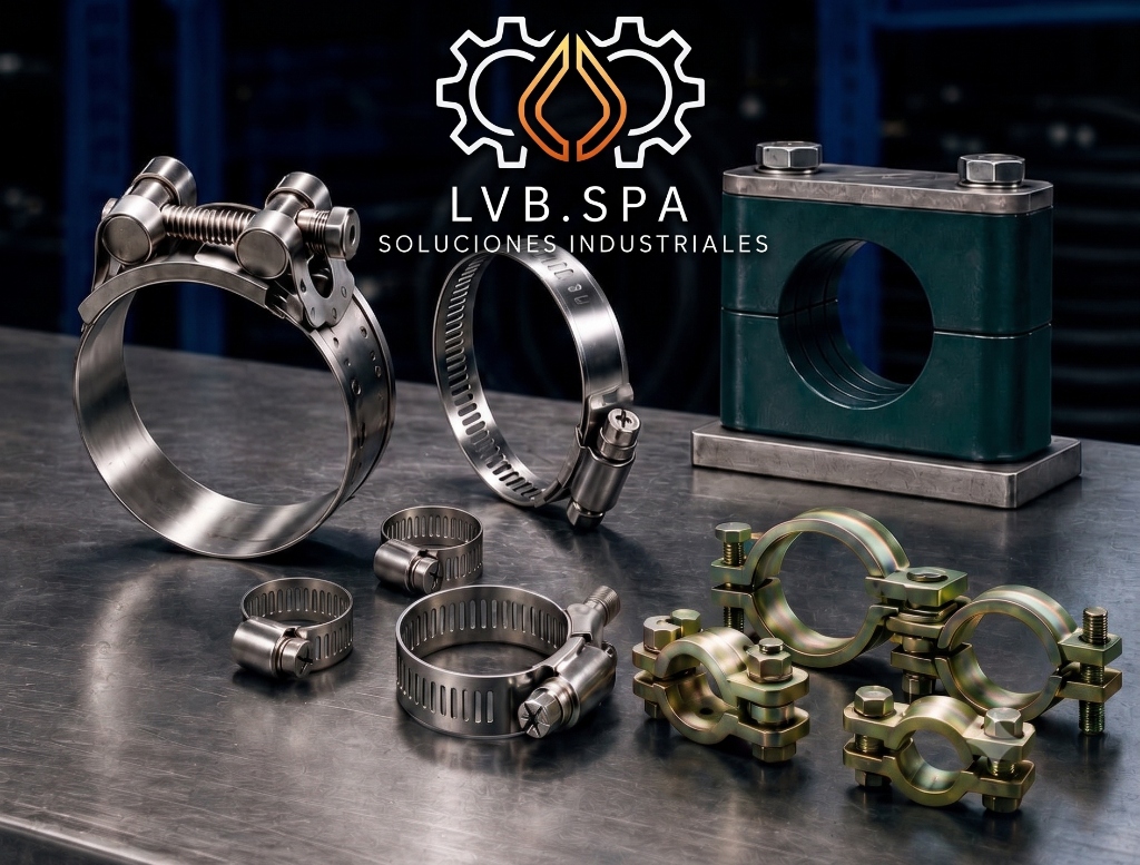 Abrazaderas, clamps y soportes industriales LVB.SPA
